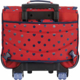Cartable trolley Alice rouge