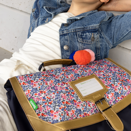 Cartable Antonia bleu