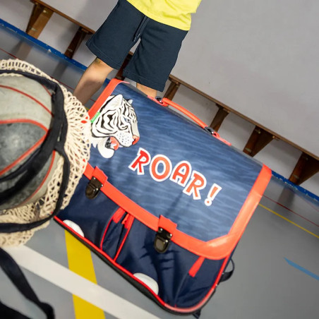 Cartable Aaron bicolore