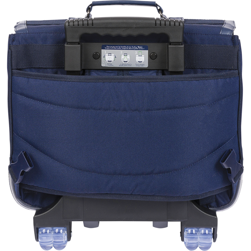 Cartable trolley Lancelot bleu