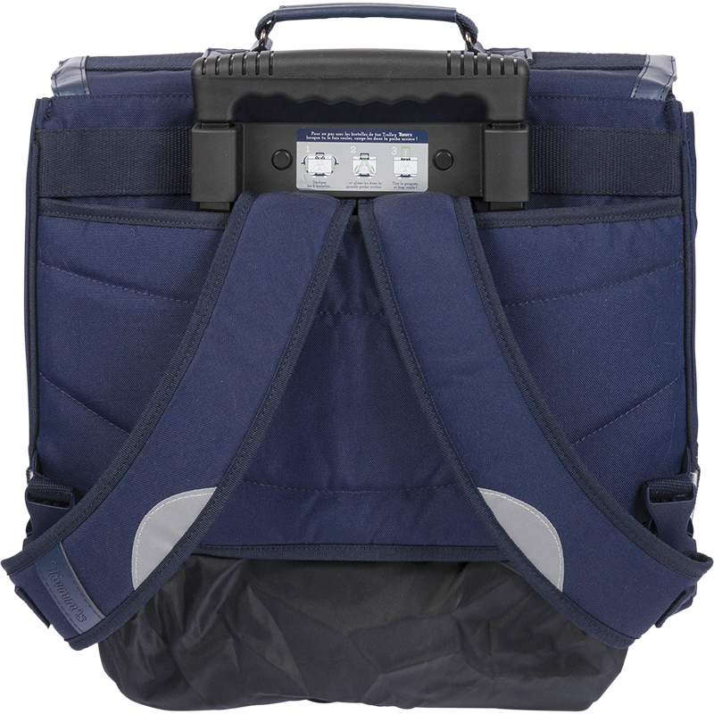 Cartable trolley Lancelot bleu