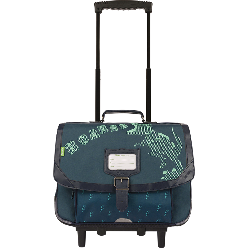 Cartable trolley Ethan vert