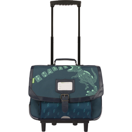 Cartable trolley Ethan vert