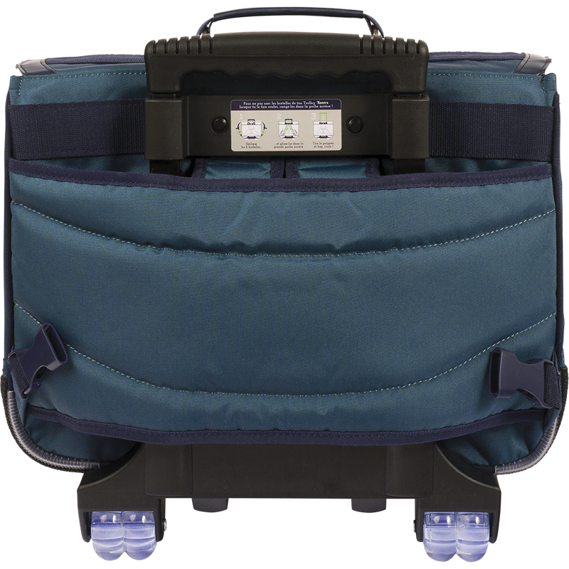 Cartable trolley Ethan vert