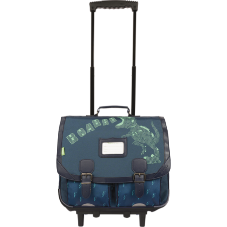 Cartable trolley Ethan vert