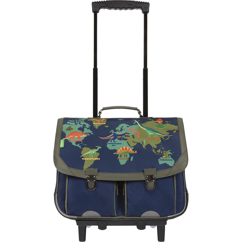 Cartable trolley Marius bleu