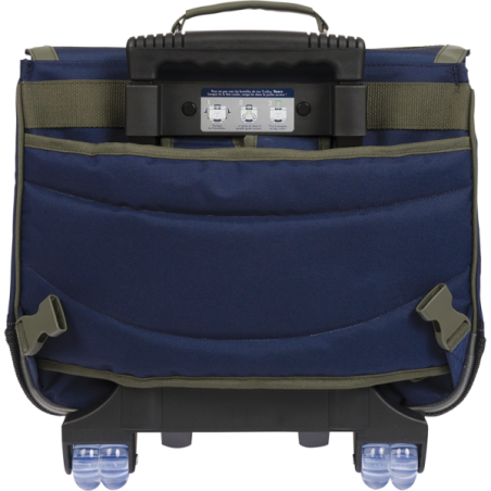 Cartable trolley Marius bleu