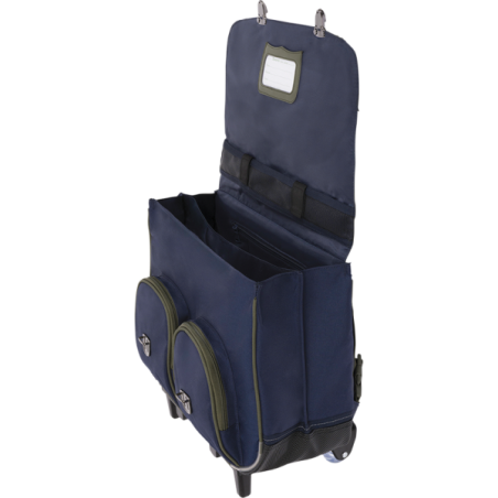 Cartable trolley Marius bleu