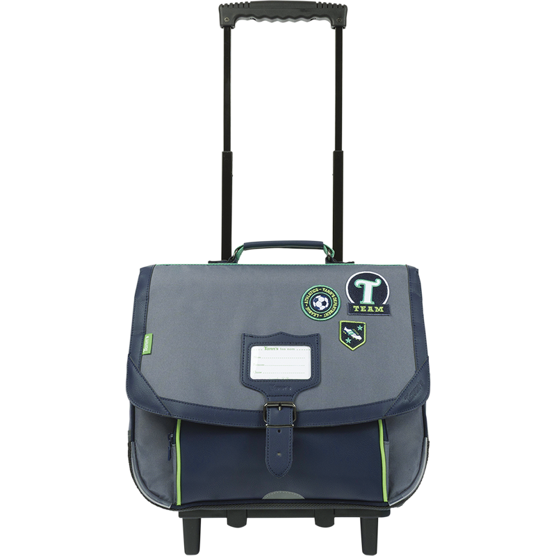 Cartable trolley Tiago gris
