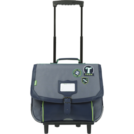 Cartable trolley Tiago gris