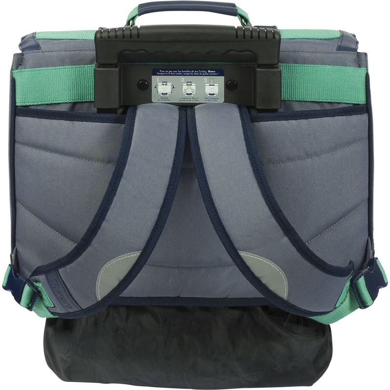 Cartable trolley Tiago gris