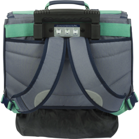 Cartable trolley Tiago gris