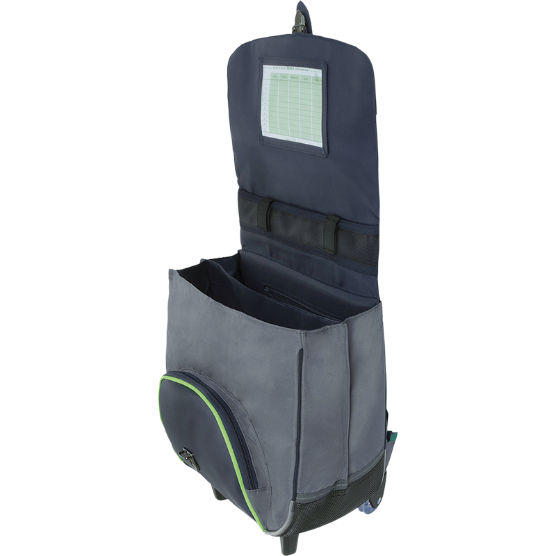 Cartable trolley Tiago gris