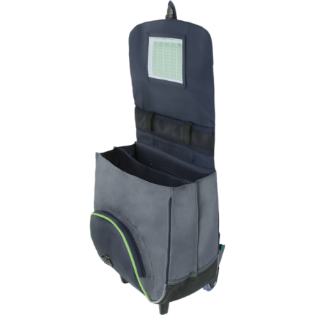 Cartable trolley Tiago gris
