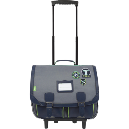Cartable trolley Tiago gris