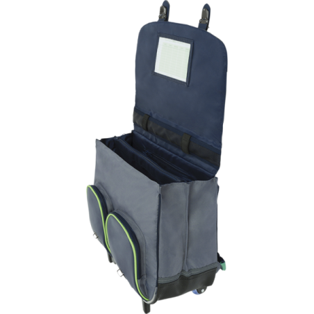 Cartable trolley Tiago gris