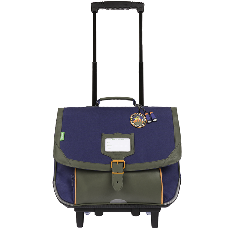 Cartable trolley Esteban bicolore