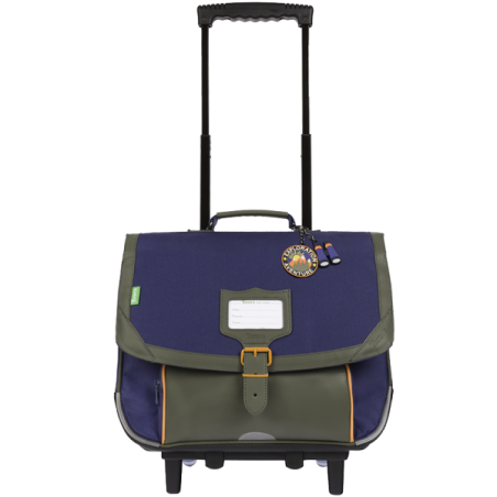 Cartable trolley Esteban bicolore