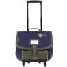 Cartable trolley Esteban bicolore
