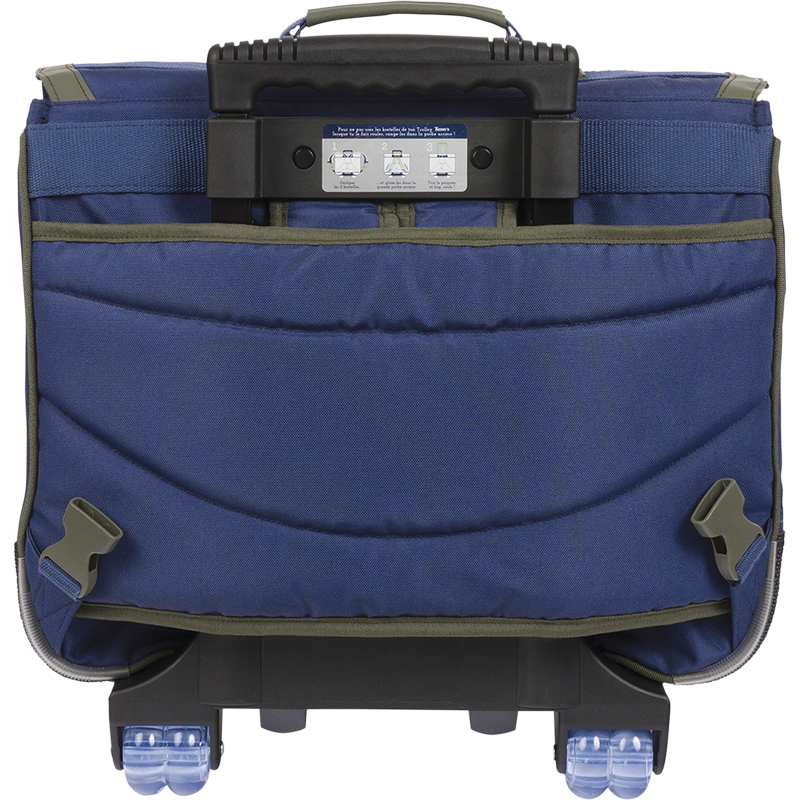 Cartable trolley Esteban bicolore