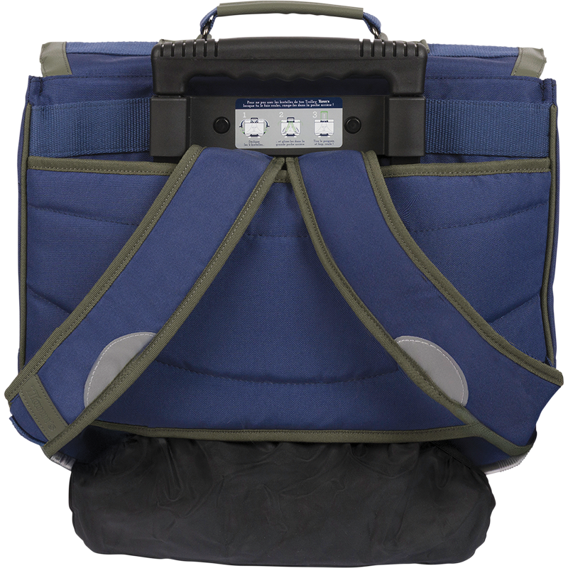 Cartable trolley Esteban bicolore