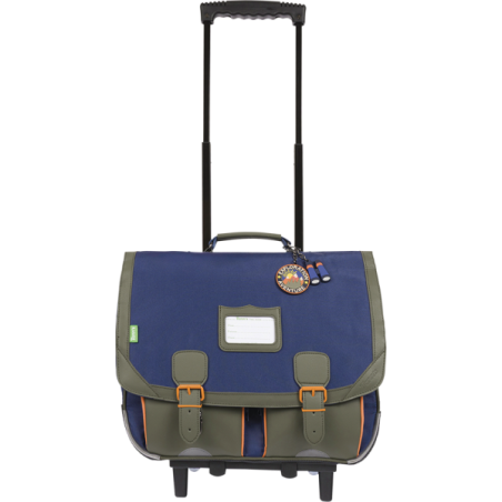 Cartable trolley Esteban bicolore