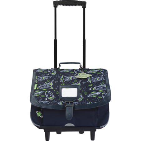 Cartable trolley Ilyès bleu