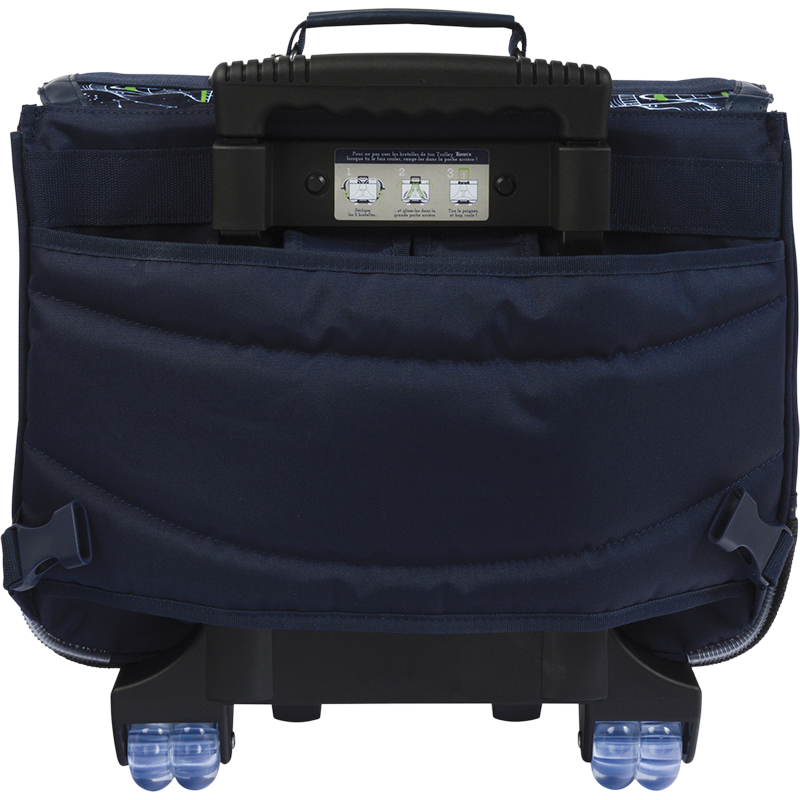 Cartable trolley Ilyès bleu