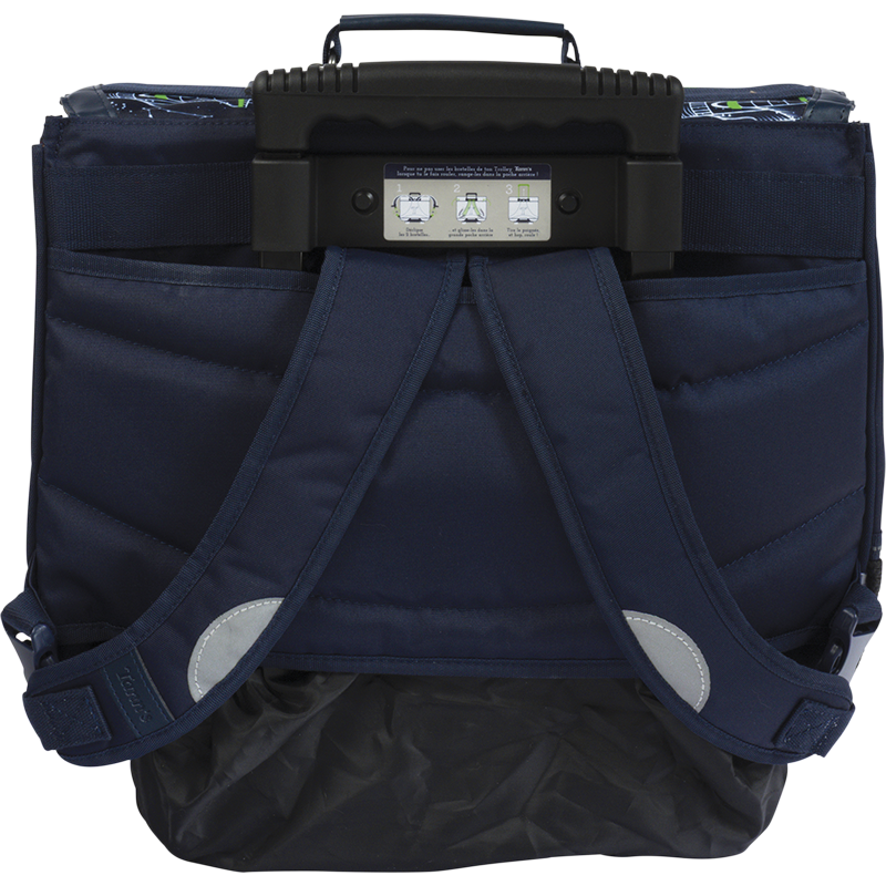 Cartable trolley Ilyès bleu