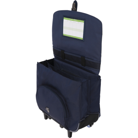 Cartable trolley Ilyès bleu