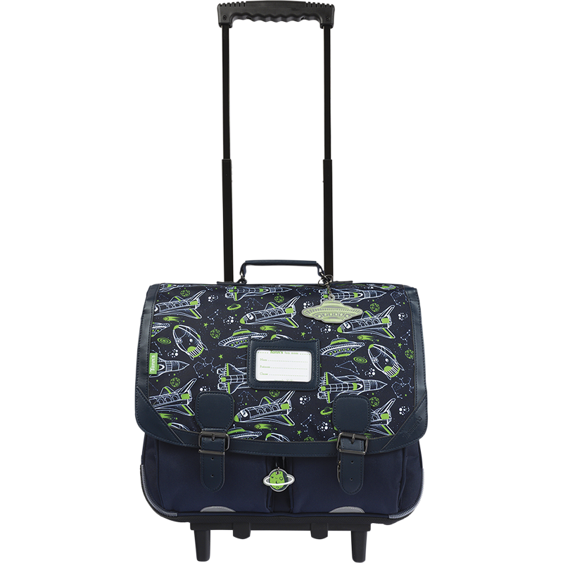 Cartable trolley Ilyès bleu