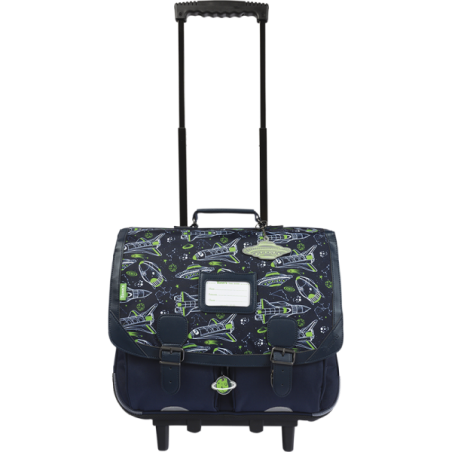 Cartable trolley Ilyès bleu