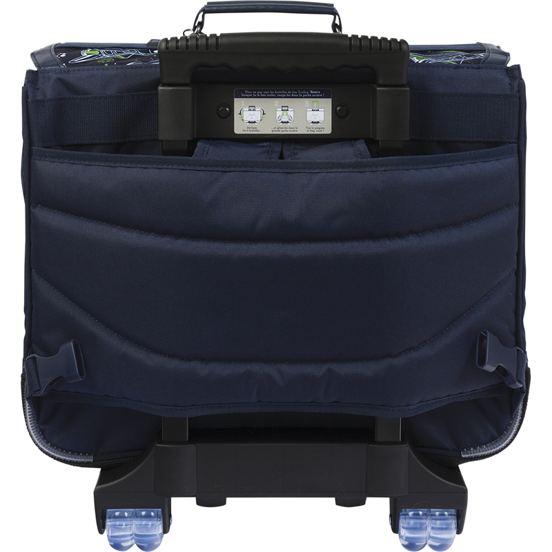 Cartable trolley Ilyès bleu