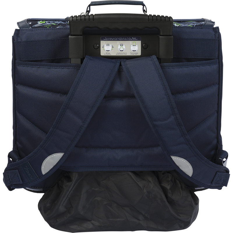 Cartable trolley Ilyès bleu