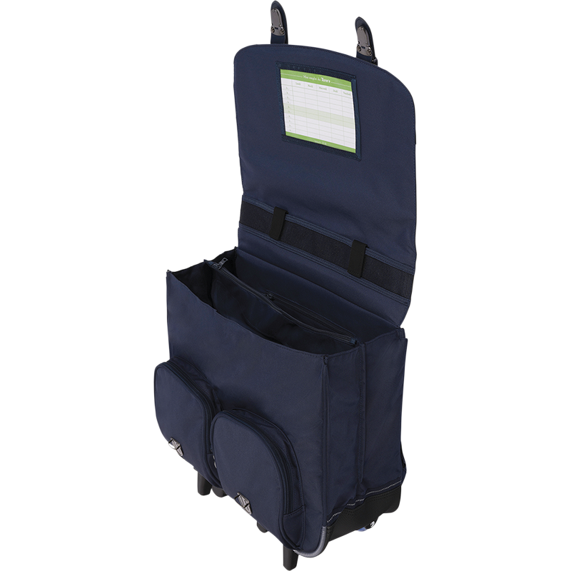 Cartable trolley Ilyès bleu