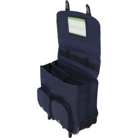 Cartable trolley Ilyès bleu