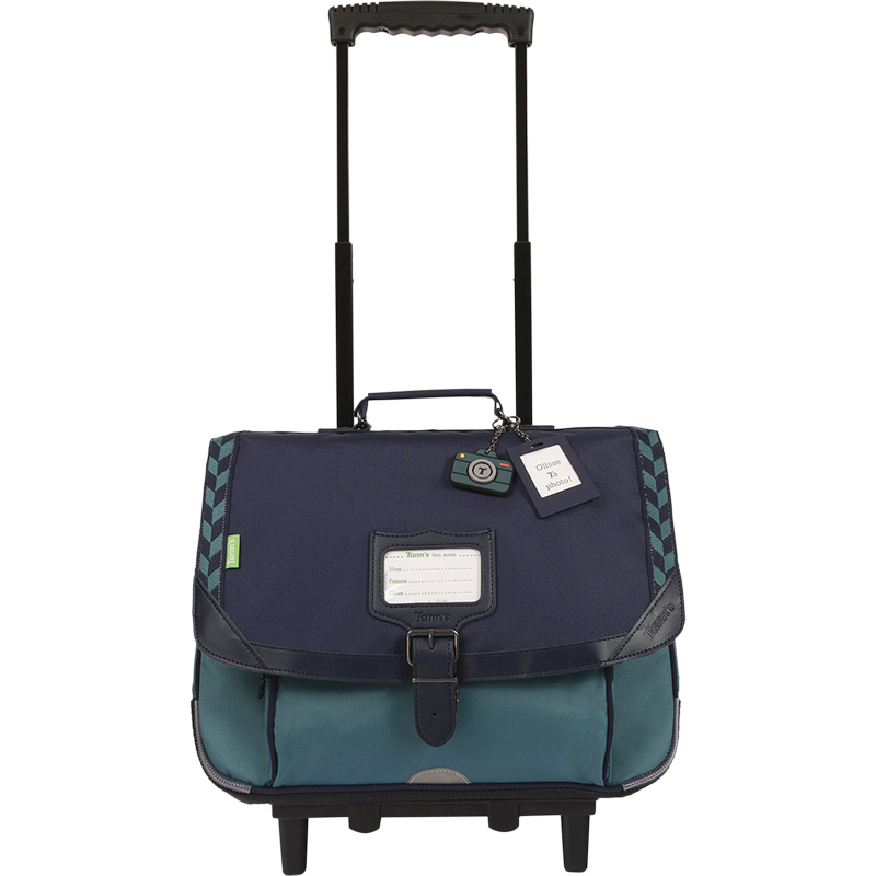 Cartable trolley Jules bicolore