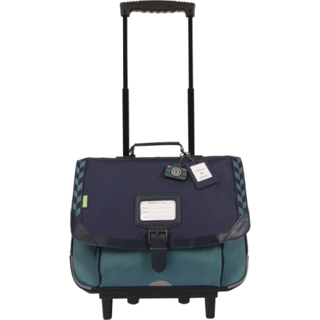 Cartable trolley Jules bicolore