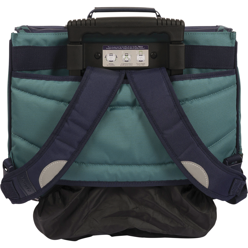Cartable trolley Jules bicolore
