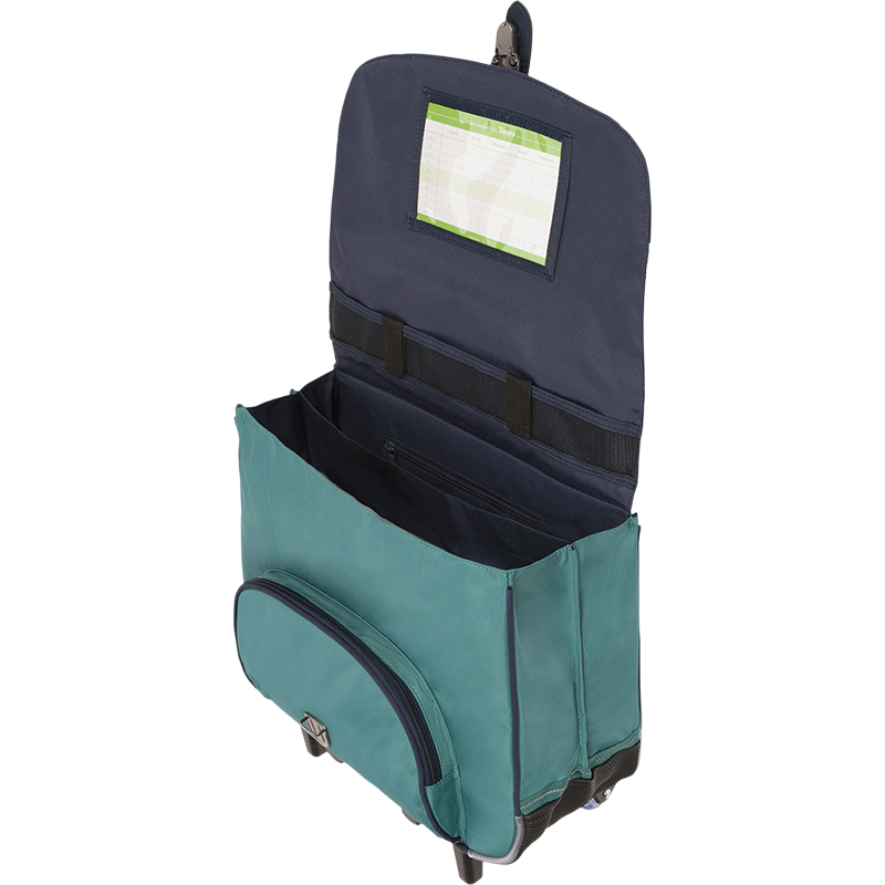 Cartable trolley Jules bicolore