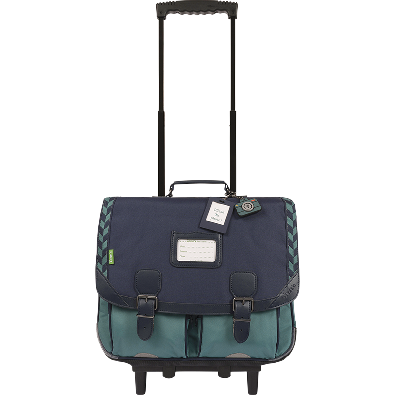 Cartable trolley Jules bicolore