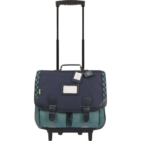 Cartable trolley Jules bicolore