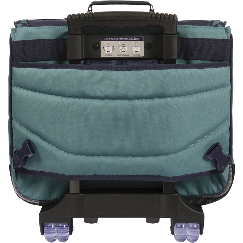 Cartable trolley Jules bicolore