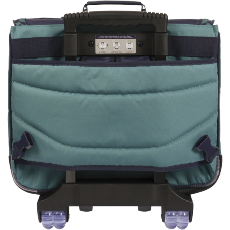Cartable trolley Jules bicolore