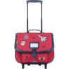 Cartable trolley Antoine rouge