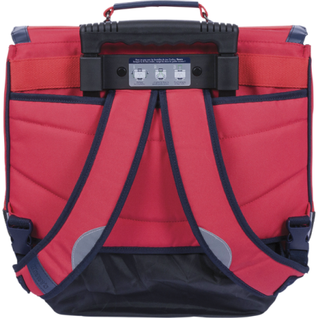 Cartable trolley Antoine rouge