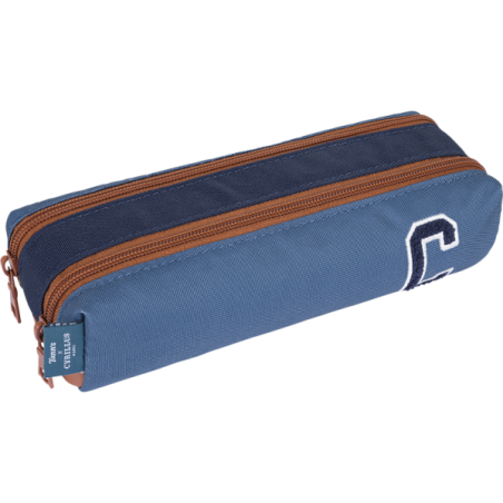 Trousse Clément bleue Tann's x Cyrillus