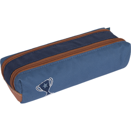 Trousse Clément bleue Tann's x Cyrillus