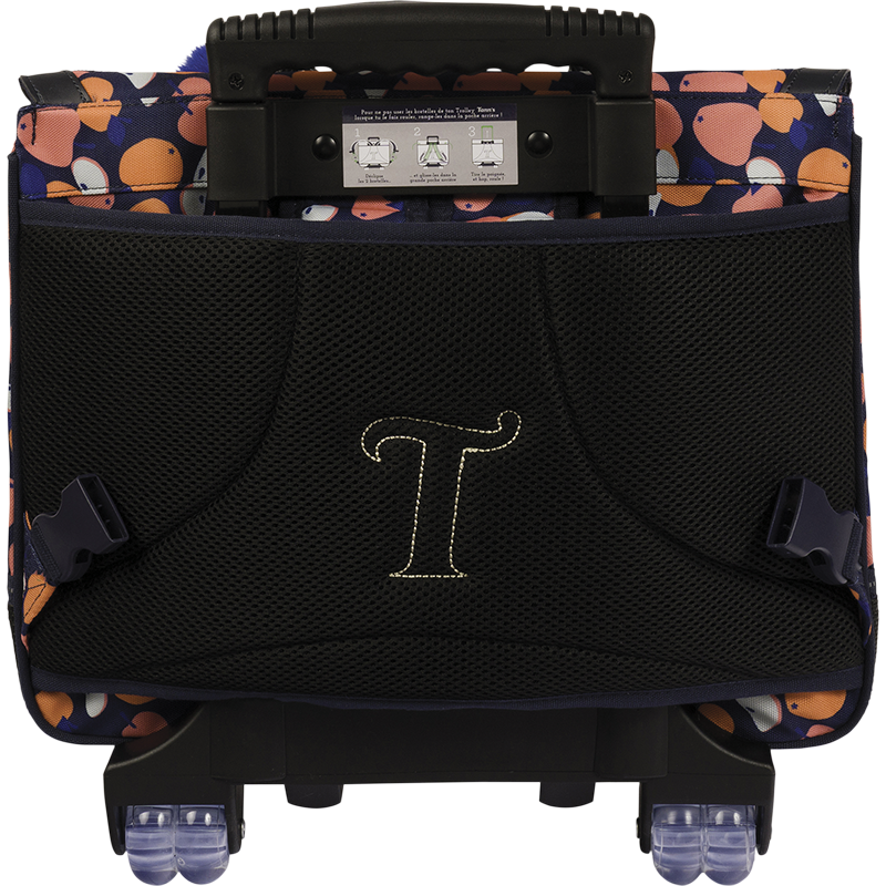 Cartable trolley Sofia multicolore
