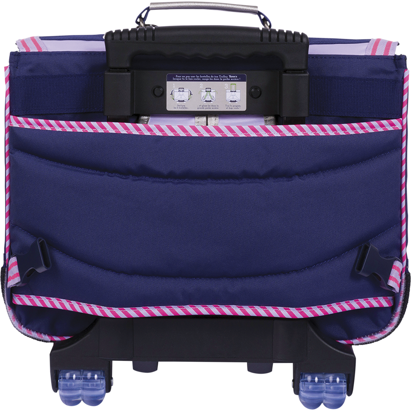 Cartable trolley Lisa bicolore